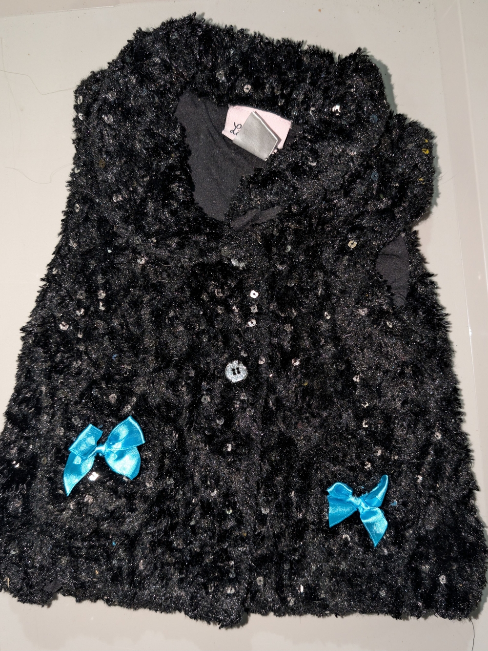 18m Little Lass Sequin Vest